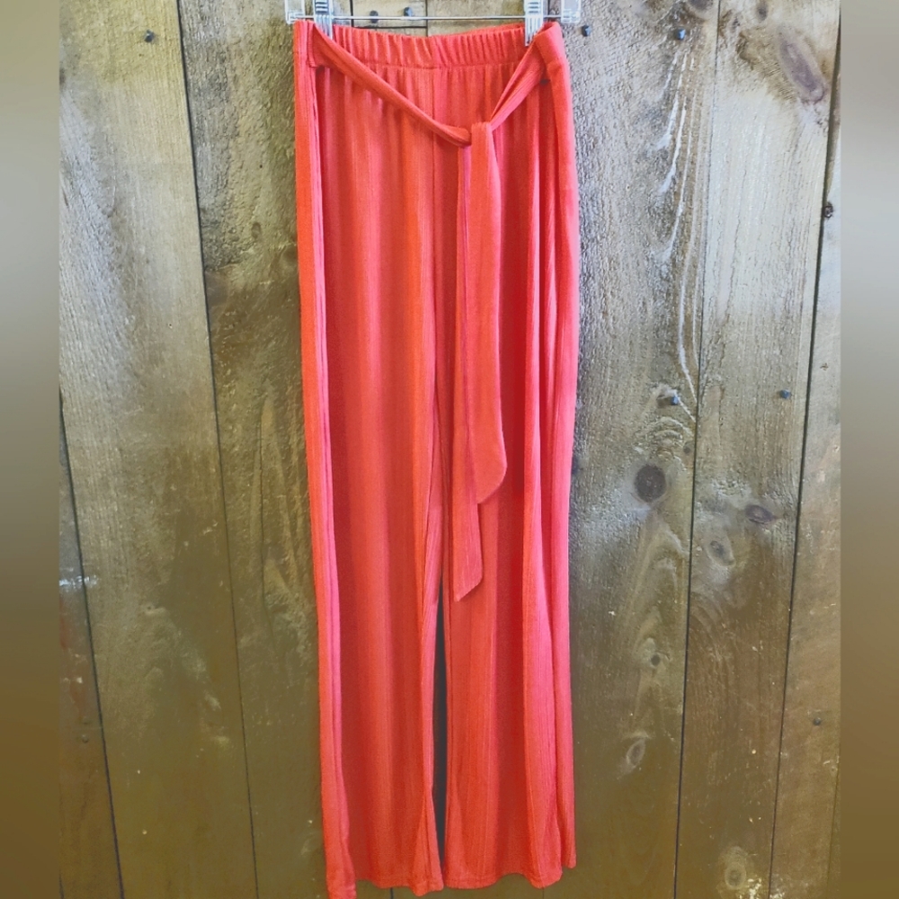 Orange Wide Leg Pant
